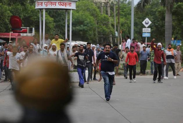 ram rahim singh, ram rahim singh sentence, ram rahim singh rape case, panchkula court, dera violence, panchkula violence pictures