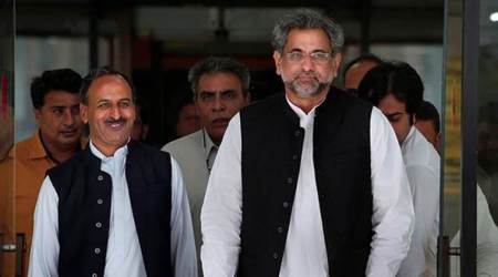 Shahid Khaqan Abbasi, pakistan Prime Minister, Nawaz Sharif Abbasi, Pakistan PM Abbasi, Pakistan national Assembly, Pakistan, Indian Express pakistan, Pakistan news, World news