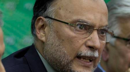 Pakistan, Ahsan Iqbal, Ahsan Iqbal plane, Nawaz Sharif, World news, Indian Express