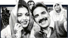 akshay kumar, bhumi pednekar, toilet ek prem katha, akshay bhumi stills