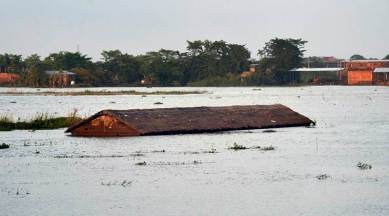 Bihar floods, Assam floods, Bihar floods death, Bihar floods report, Assam floods destruction, floods death, indian express news
