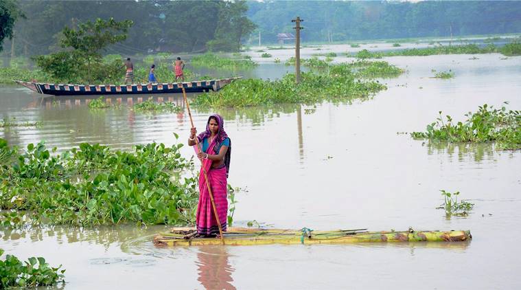 assam floods, assam, floods, northeast floods, assam flood, assam weather, Sarbananda sonowal, bihar floods, floods in india, assam flood update, assam floods death toll, indian express news
