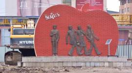 Beatles monument, Mongolia Beatles Monument, Beatles Monument Mongolia, Mongolia Beatles, World News, Latest World News, Indian Express. Indian Express News