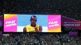 Usain Bolt 100m, World Athletics Championship, Usain Bolt, Jamaica