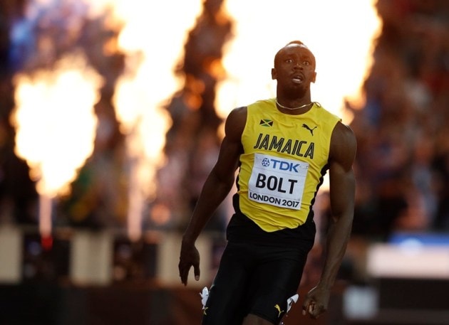 Usain Bolt, Usain bolt 100m race, bolt images, bolt 100m images, bolt london pics, athletics championship