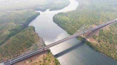 Narendra Modi, Modi Udaipur, hanging bridge kota, Modi kota, India News, Indian Express