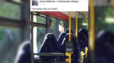 Blind racists': Norwegian anti-immigrant group mistook empty bus seats as  burkha-clad women | Trending News,The Indian Express