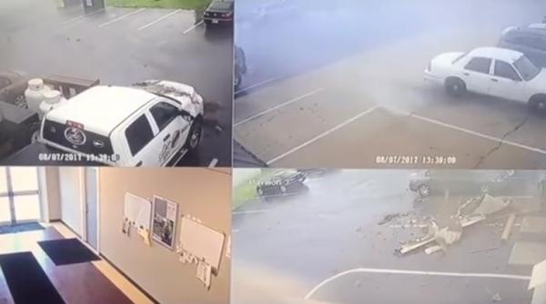 tornado, storm, heavy storm, massive storm, flip cars, cars flew in the air, flying cars, storm in salisbury, indian express, indian express news