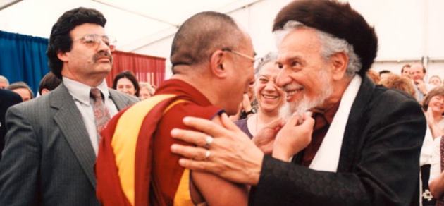 dalai lama, dalai lama beard, dalai lama tugs at beard, dalai lama ramdev baba, ramdev baba, russell brand, indian monk, tibetan monk, indian express, indian express news