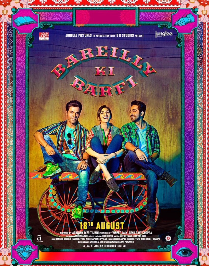 bareilly ki barfi, bareilly ki barfi poster, bareilly ki barfi ayushmann khurrana, bareilly ki barf kriti sanon, bareilly ki barfi rajummar rao