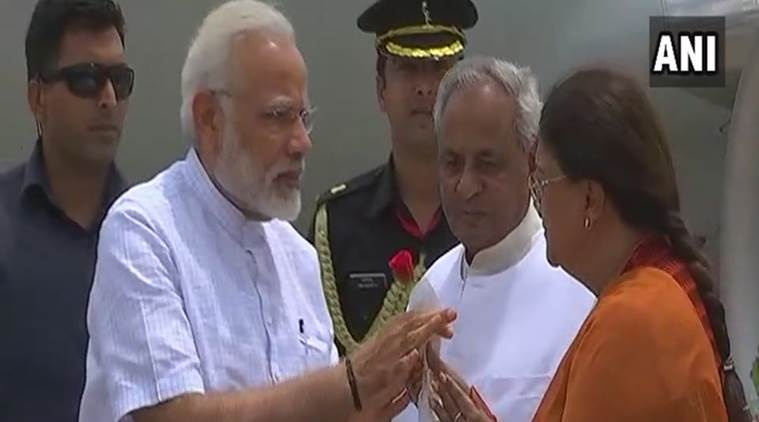 Narendra Modi, PM Modi, Rajasthan visit, national highway, public rally address, India news, Indian Express