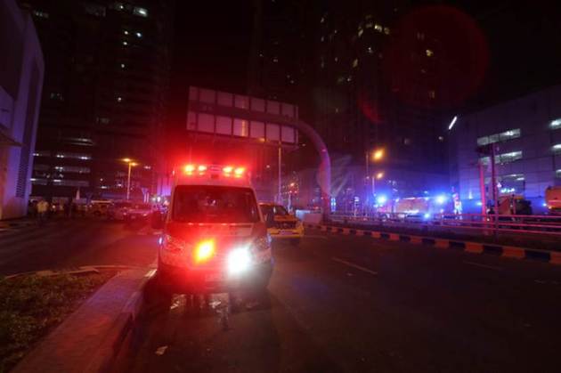 dubai fire, torch tower, dubai tower fire, uae, residential tower blaze, marina torch tower, marina district, indian express
