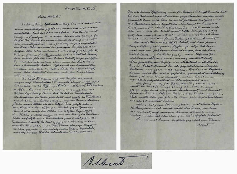 Einstein s letter may fetch over USD 60 000 at auction Trending