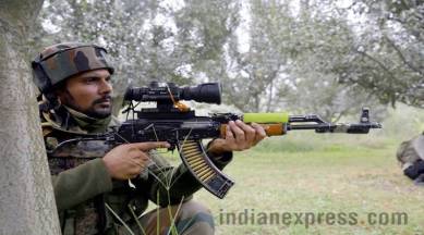 Pulwama encounter, Pulwama militant attack, eighth security personnel dead, Jammu and Kashmir, three militant dead, attack on pulwama Police building, Jaish-e-Mohammad, indian express