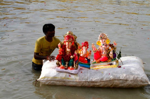 Ganesh Chaturthi, Idol Immersion, Ganpati visharjan, Ganesh Chaturthi celebration, Ganesh Chaturthi News, Indian express, Indian express news