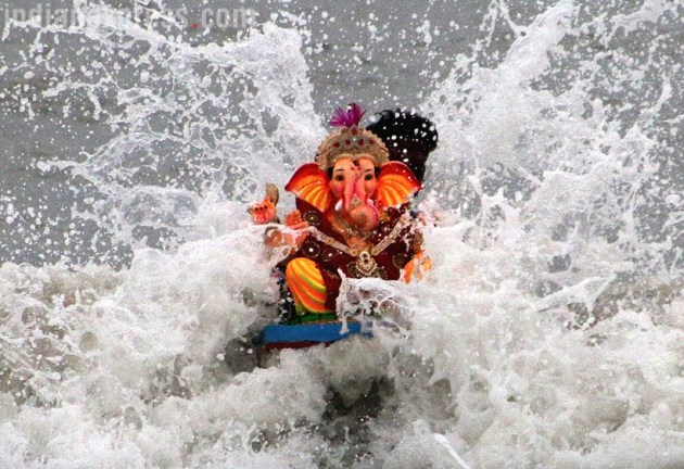 Ganesh Chaturthi, Idol Immersion, Ganpati visharjan, Ganesh Chaturthi celebration, Ganesh Chaturthi News, Indian express, Indian express news