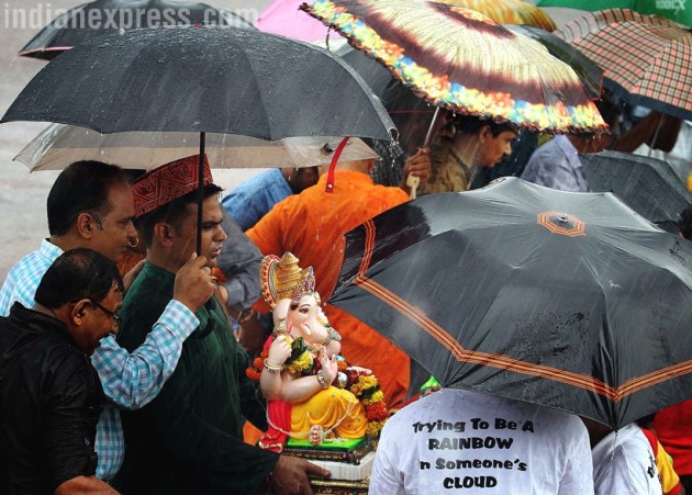 Ganesh Chaturthi, Idol Immersion, Ganpati visharjan, Ganesh Chaturthi celebration, Ganesh Chaturthi News, Indian express, Indian express news