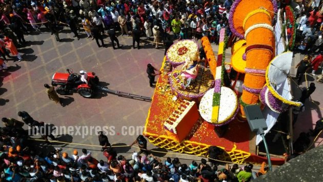 Ganesh Chaturthi, Ganpati Visarjan, Visaran photos, Ganpati idols