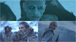 game of thrones, the dragon and the wolf, game of thrones season 7 finale, game of thrones the dragon and the wolf, kit harington, emilia clarke