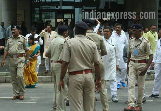 Gujarat rajya sabha elections, ahmad patel won, amit shah, smriti irani, gujarat congress, gujarat bjp, gujarat rajya sabha elections photos, vaghela, what happened in gujarat RS elections, indian express news, india news, picture gallery express, IE picture gallery