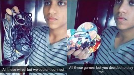 heartbroken desi guy snapchats, heartbroken boy hilarious snapchats, heartbroken guy funny snapchats, heartbroken guy's funny pick-up lines, heartbroken guy funny photos latest. indian express, indian express news