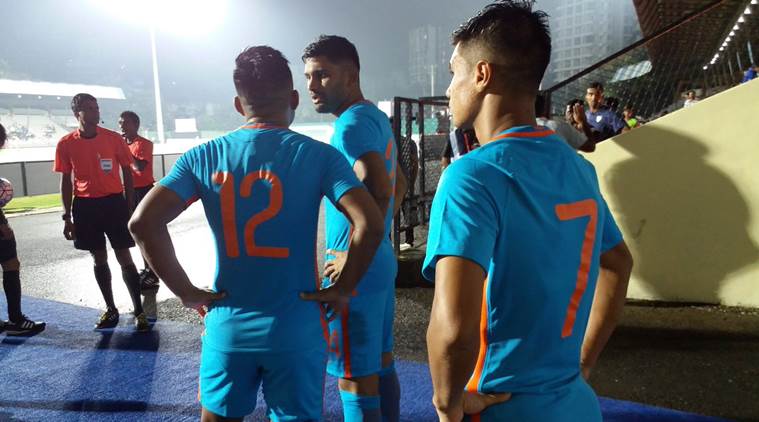 india vs mauritius football score, lindia vs maurituis football match , football live, football news, indian express, indian express news