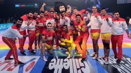 kabaddi-759 Pro Kabaddi 2017, Gujarat Fortunegiants, PKL season 5, Sachin Tawar, Patna Pirates, UP Yoddha, Kabaddi news, Indian Express