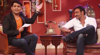 the kapil sharma show, ajay devgn, kapil sharma, ajay devgan kapil sharma, kapil sharma show pics
