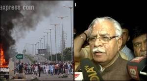 gurmeet ram rahim, panchkula, violence, dera sacha sauda chief, ram rahim singh, Gurmeet Ram Rahim Singh, Dera Sacha Sauda chief, gurmeet ram rahim singh convicted, Haryana lockdown, Panchkula, CBI court verdict, Dera Sacha Sauda news, Ram Rahim rape case, Ram Rahim verdict, India news, Indian Express