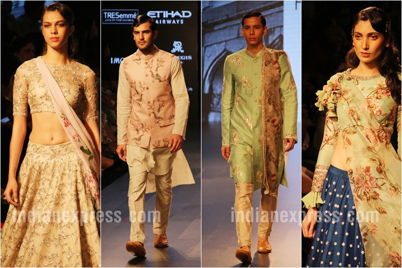 lakme fashion week, lakme fashion week winter festive 2017, lfw 2017, vaani kapoor, nargis fakri, saiyami kher, anushree reddy, manish arora, wendell rodricks, nachiket barve, sonam and paras modi, celeb fashion, bollywood fashion, indian express, indian express news