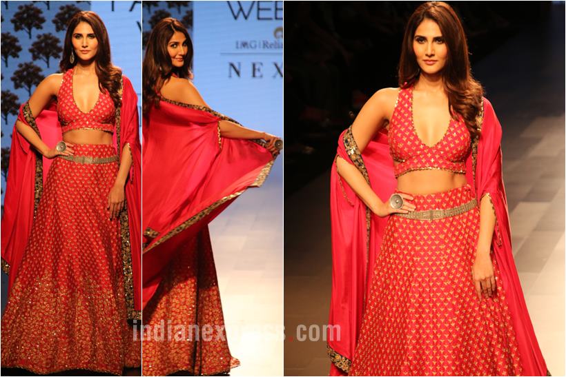 lakme fashion week, lakme fashion week winter festive 2017, lfw 2017, vaani kapoor, nargis fakri, saiyami kher, anushree reddy, manish arora, wendell rodricks, nachiket barve, sonam and paras modi, celeb fashion, bollywood fashion, indian express, indian express news