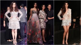 manish malhotra, manish malhotra lakme fashion week, sridevi, jhanvi kapoor, khushi kapoor, dia mirza, neha dhupia, shriya saran, diana penty, manish malhotra lakme fashion week, indian express, indian express news