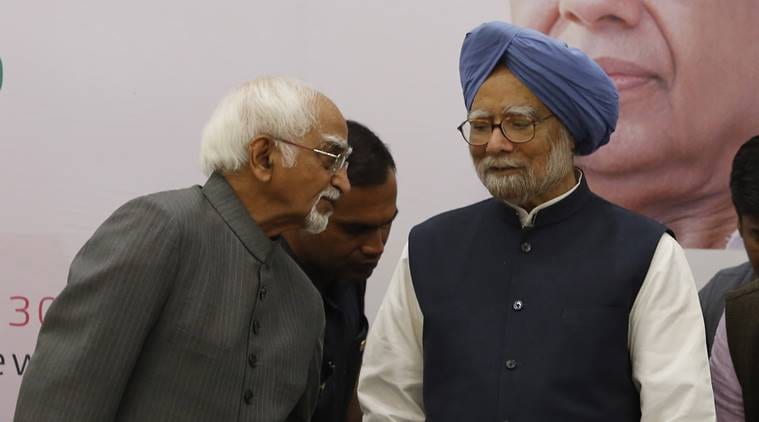 Hamid Ansari, Rajya Sabha, Manmohan Singh, Vice-President Hamid Ansari, India news, Indian Express
