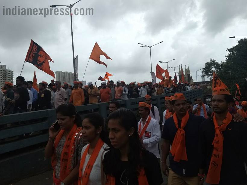 maratha morcha, maratha protest, maratha krantri morcha, maratha reservation, maratha silent protest, maratha silent rally, maratha protest mumbai, maratha community demands, devendra fadnavis, maharashtra, latest news, india news, indian express