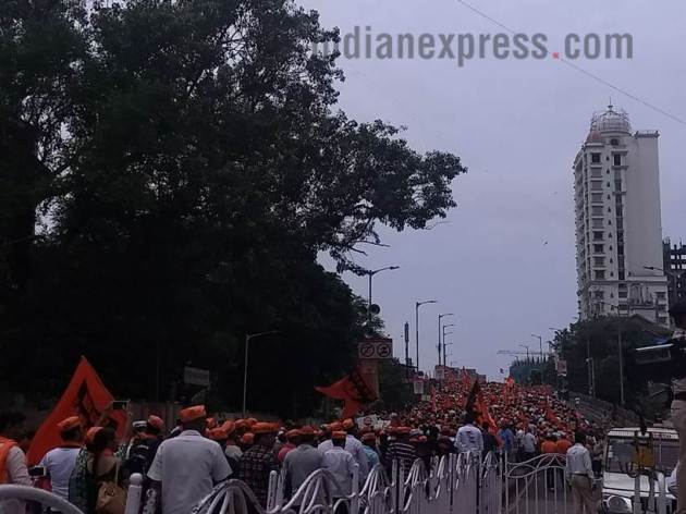 maratha morcha, maratha protest, maratha krantri morcha, maratha reservation, maratha silent protest, maratha silent rally, maratha protest mumbai, maratha community demands, devendra fadnavis, maharashtra, latest news, india news, indian express