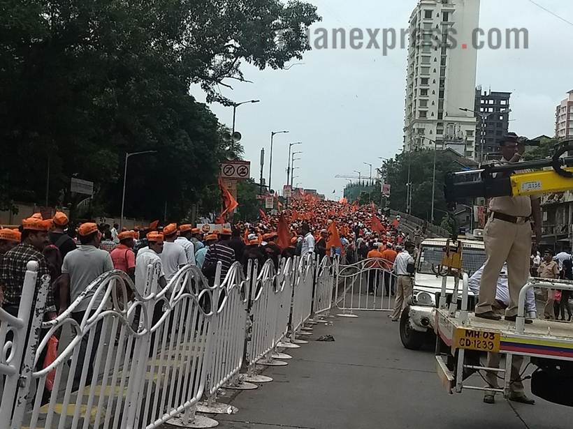 maratha morcha, maratha protest, maratha krantri morcha, maratha reservation, maratha silent protest, maratha silent rally, maratha protest mumbai, maratha community demands, devendra fadnavis, maharashtra, latest news, india news, indian express
