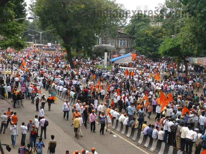 maratha morcha, maratha protest, maratha krantri morcha, maratha reservation, maratha silent protest, maratha silent rally, maratha protest mumbai, maratha community demands, devendra fadnavis, maharashtra, latest news, india news, indian express
