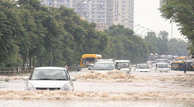 Mohali rain, Heavy rainfall in Mohali, Mohali water logging, Mohali weather forecast, Mohali Monsoon, Mohali weather update, Mohali weather news, Mohali News, Indian Express news