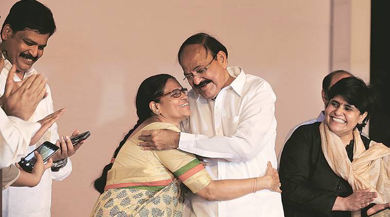 Venkaiah Naidu Elected As Vice President Says Now I Am A Non Party Man India News The Indian Express