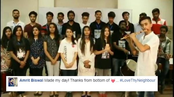 indian national anthem, jana gana mana, pakistan, india, pakistani sing jana gana mana, pak student indian national anthem, jana gana mana pak students, voice of ram, viral videos, indian express