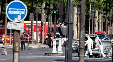 paris car accident, paris car attack, paris attack, indian express news, world news