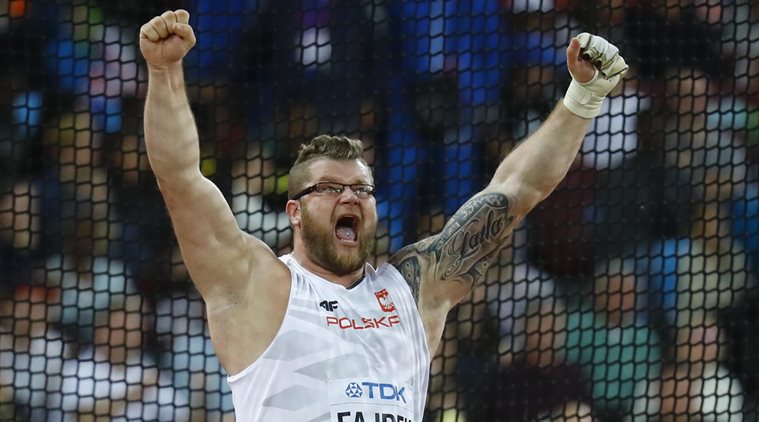 Pawel Fajdek wins hat-trick of hammer golds for Poland at World Championship | The Indian Express