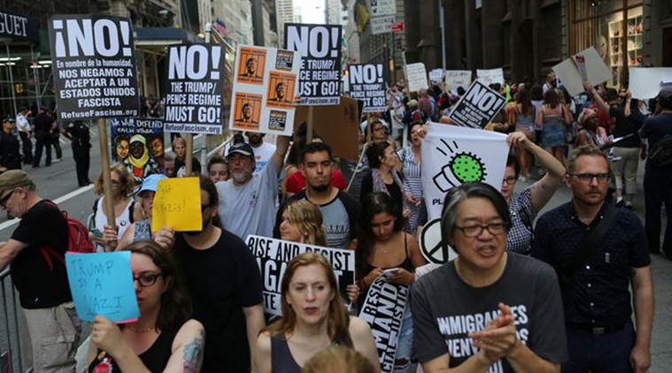 Protests, vigils around US decry white supremacist rally | World News ...