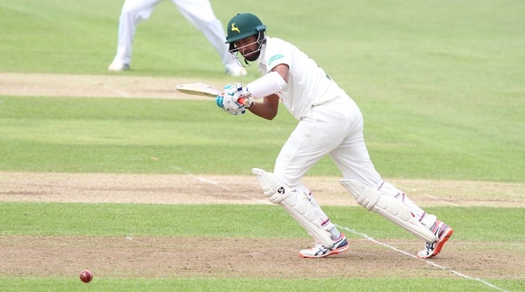 cheteshwar pujara, pujara, cheteshwar pujara arjuna award, cheteshwar pujara county cricket, pujara nottinghamshire, cricket, sports news, indian express