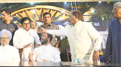 Rahul Gandhi, rss, RSS ideology, RSS media, RSS army, gandhi on rss, ravi shankar prasad, Rahul Gandhi remark, Sharad Yadav, Saajha Virasat Bachao, yechury, indian express news, india news