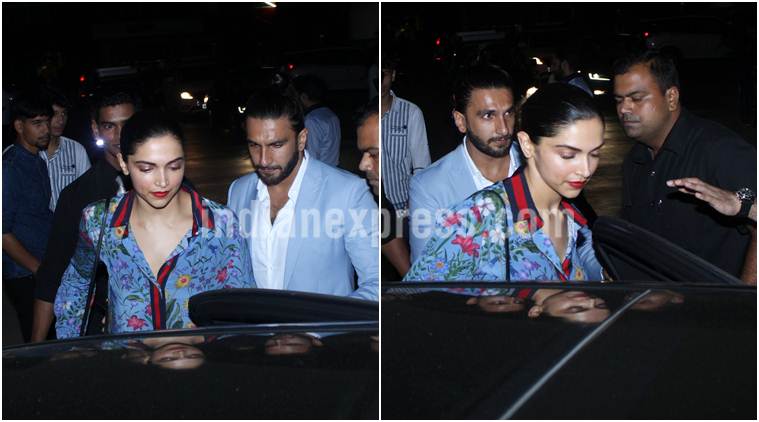 Photos: Ranveer Singh and Deepika Padukone on their way to a casual dinner  date | Entertainment News,The Indian Express