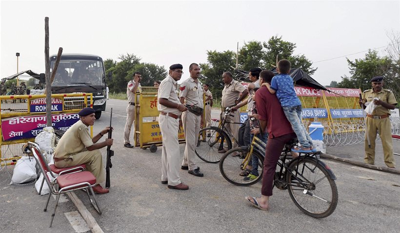 Gurmeet Ram Rahim Singh sentence, Dera Sacha Sauda, Gurmeet Ram Rahim Singh rape charges, Rohtak jail, Rohtak security, Rohatk security pictures, haryana police