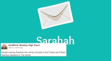 sarahah, sarahah funny, what is sarahah, sarahah on facebook, sarahah trending, sarahah latest, sarahah app, sarahah bullying on internet, sarahah trend on internet, indian express, indian express news