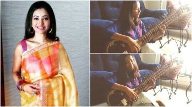 Shwetha Prasad's love for saree at a glance