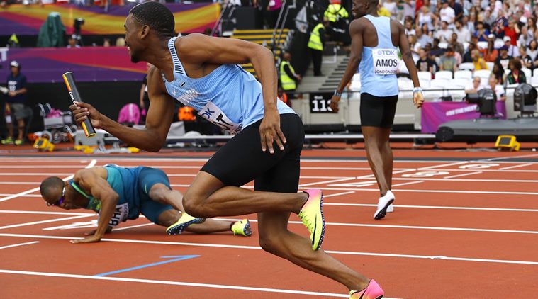 Botswana miss out after baton drop, United States run year’s fastest ...